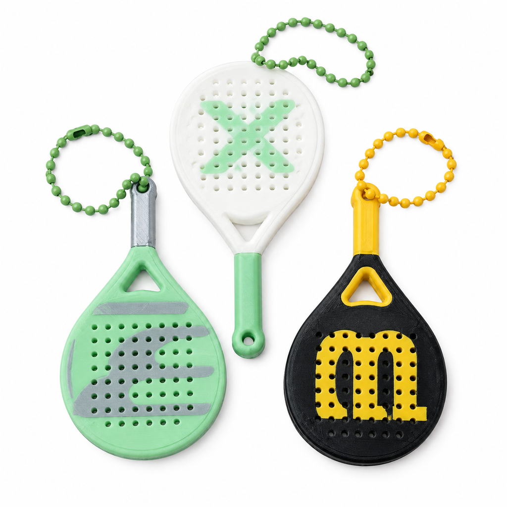 Mini Padel Racket Keychain