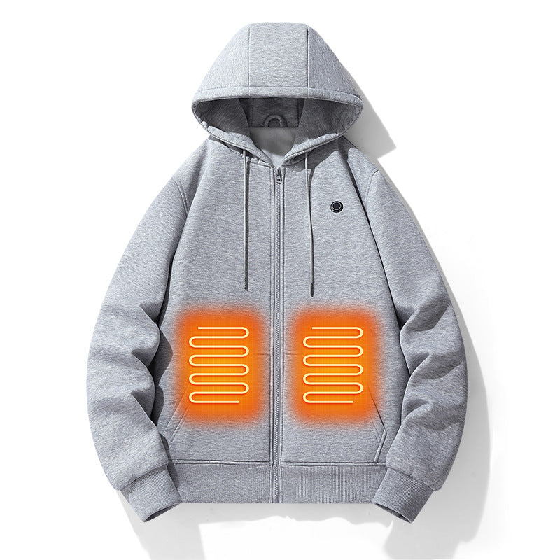 Stay Warm Anywhere — Smart Heated Jacket with Hoodie