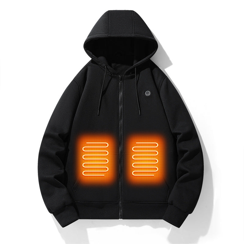 Stay Warm Anywhere — Smart Heated Jacket with Hoodie