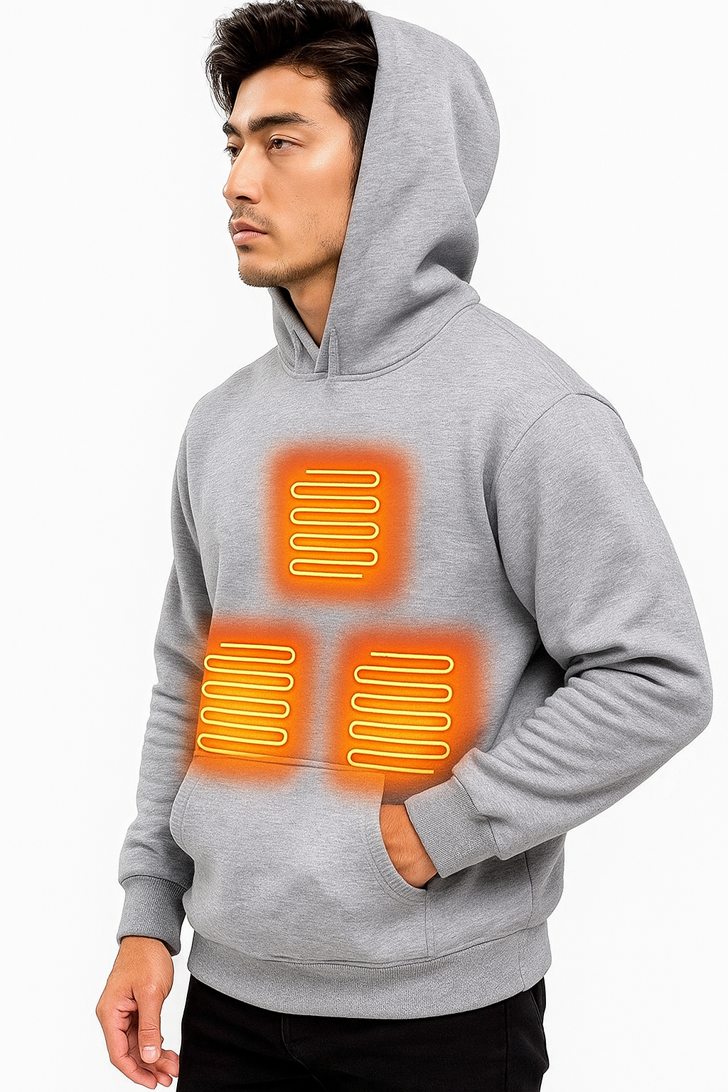 Stay Warm Anywhere — Smart Heated Jacket with Hoodie