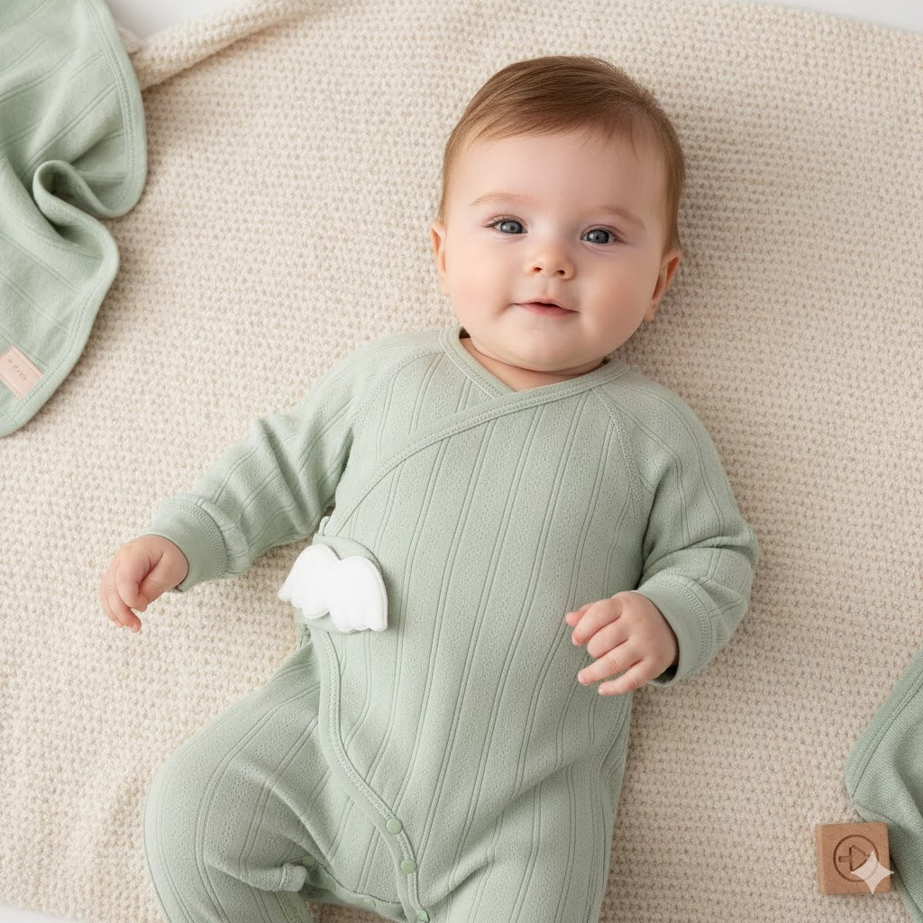 Spring & Autumn Baby Jumpsuit – 0-6 Months