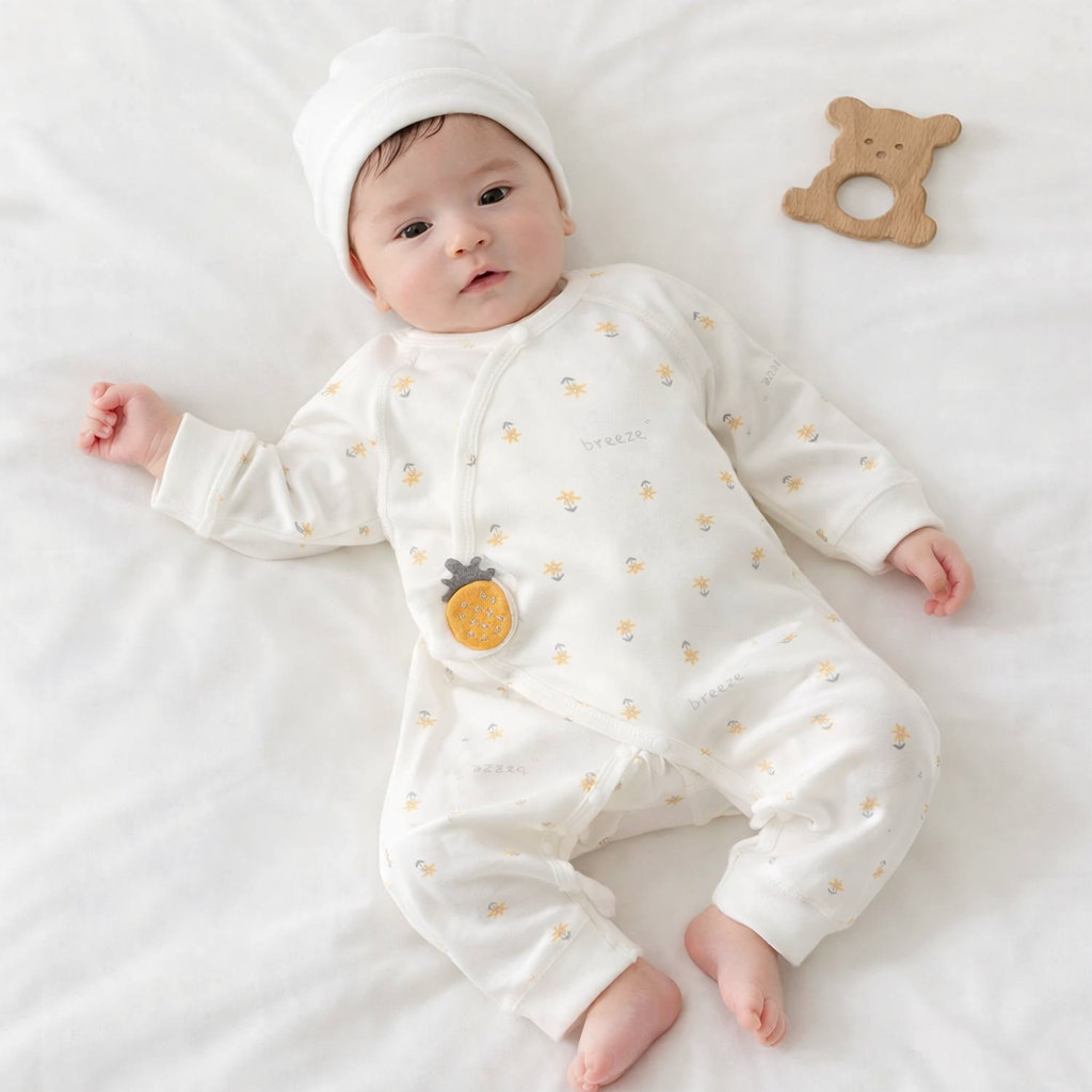 Four Season Cartoon Cotton Baby Romper (0-6M)