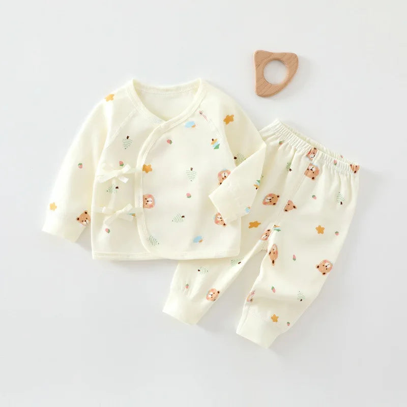Baby Long Sleeve Cartoon Set | 0-6M
