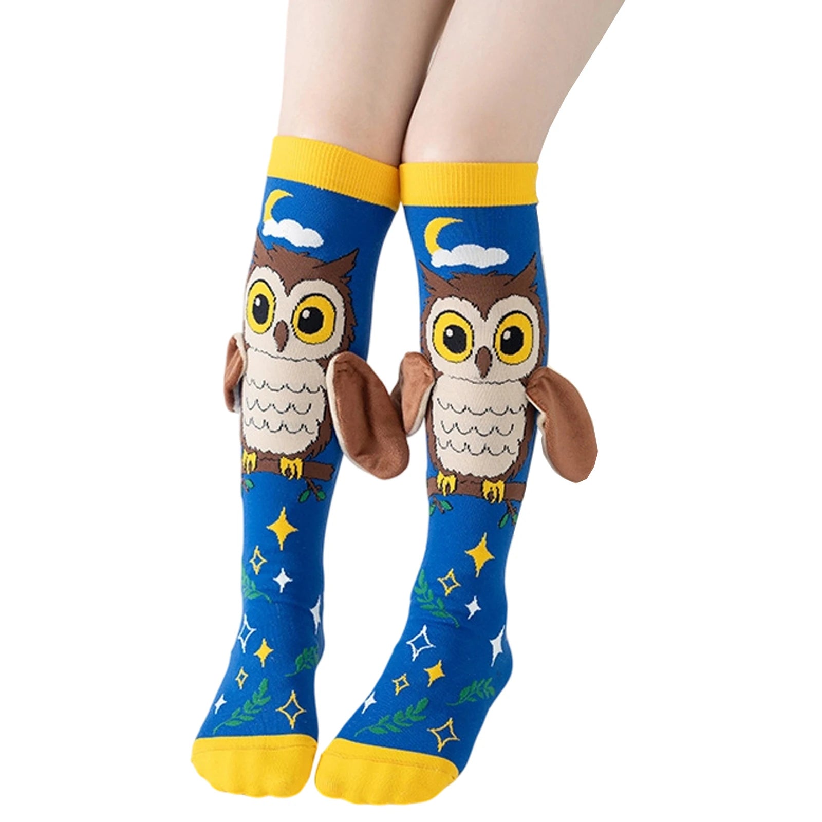Cute Cartoon Animal Knee-High Socks for Kids