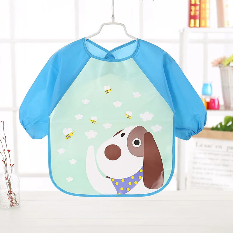 Kids Long Sleeve Feeding Bib