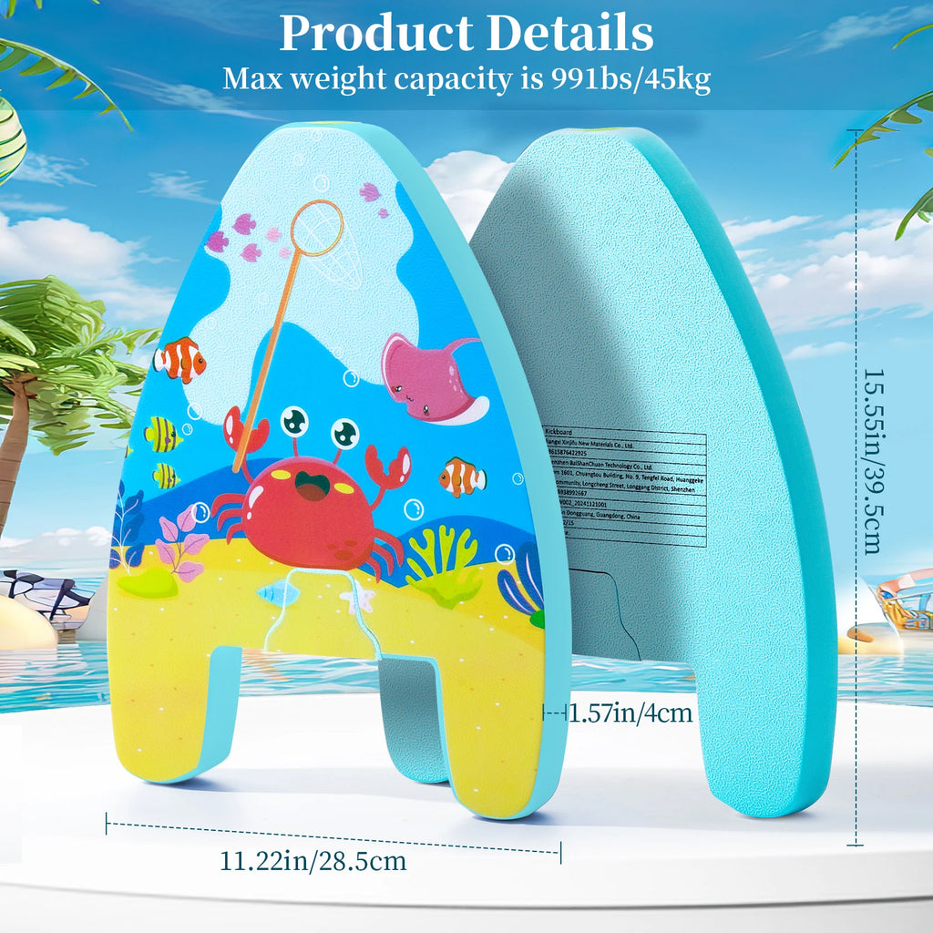 Cute Kids Swim Kickboard with Water Sprayer