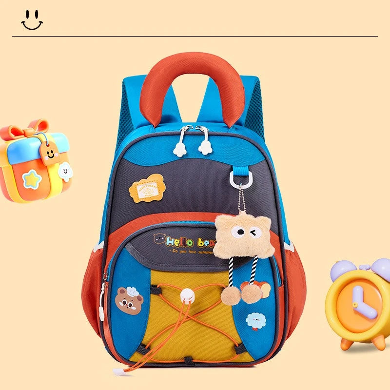 Cute Backpack for Boys Girls Lightweight Preschoolm, Kindergarten School Bag