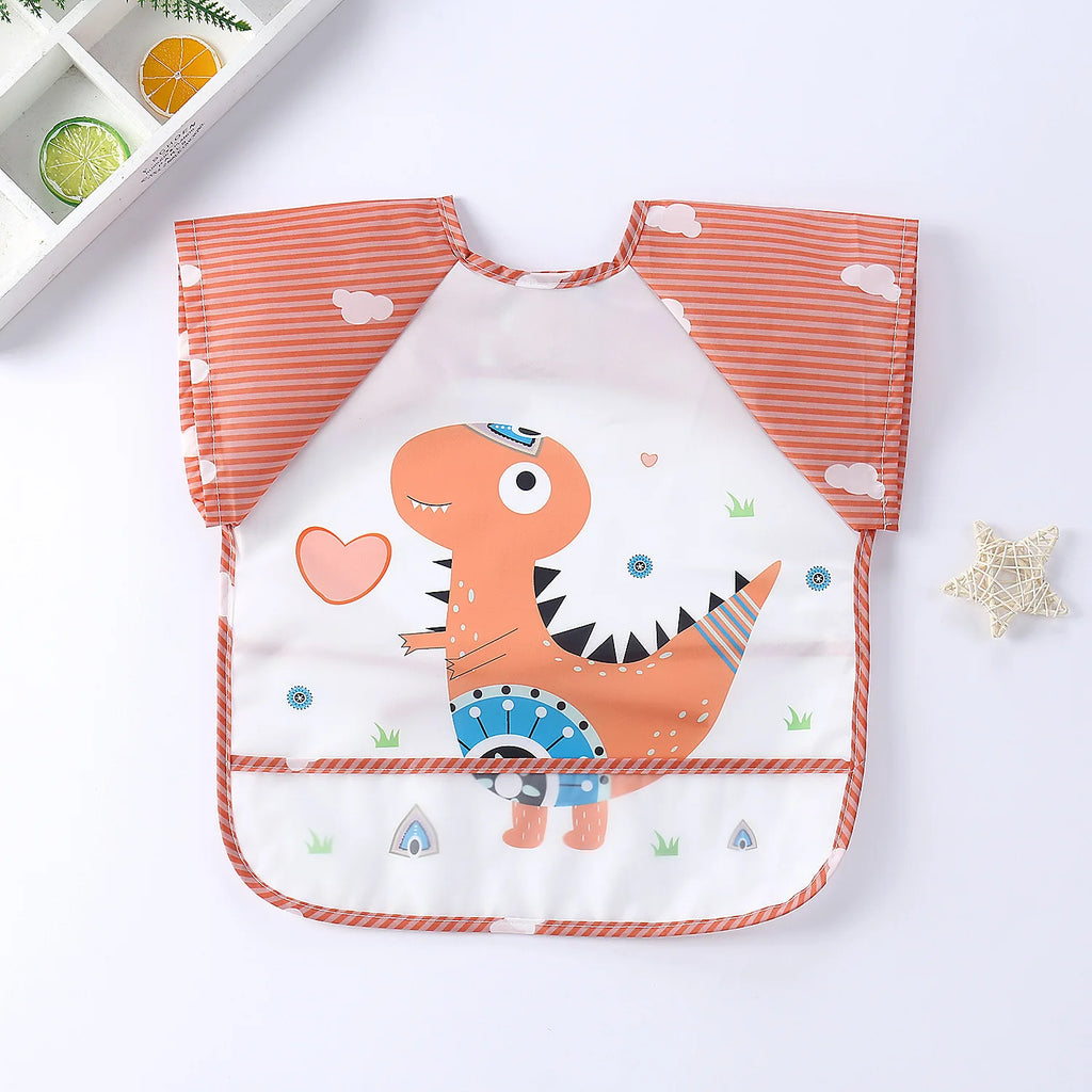 Kids Long Sleeve Feeding Bib