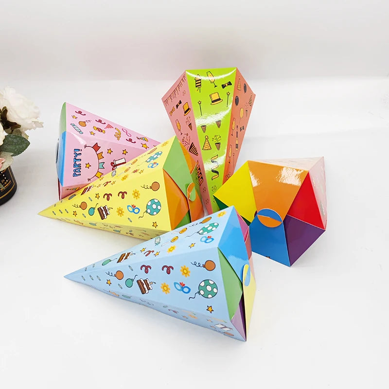 Cute Ice Cream Candy Boxes – Kids Birthday Party Favors (10/20PCS)