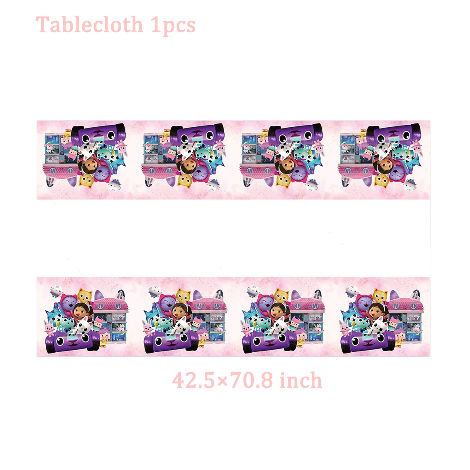 Gabby Doll House Party Tableware Set for Girls