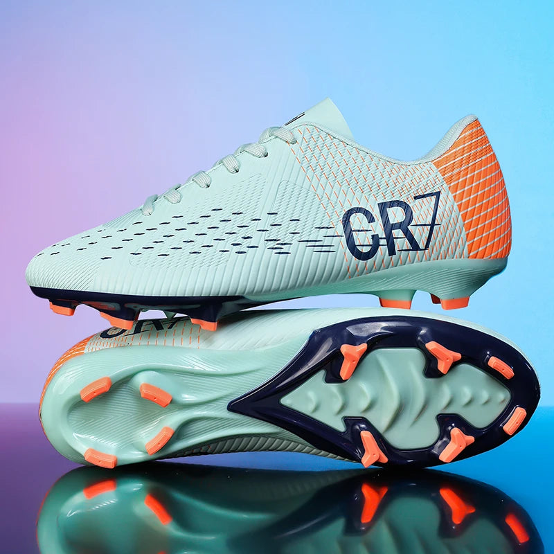New Men Professional Football Boots Ultralight Training Unisex Breathable Soccer Shoes
