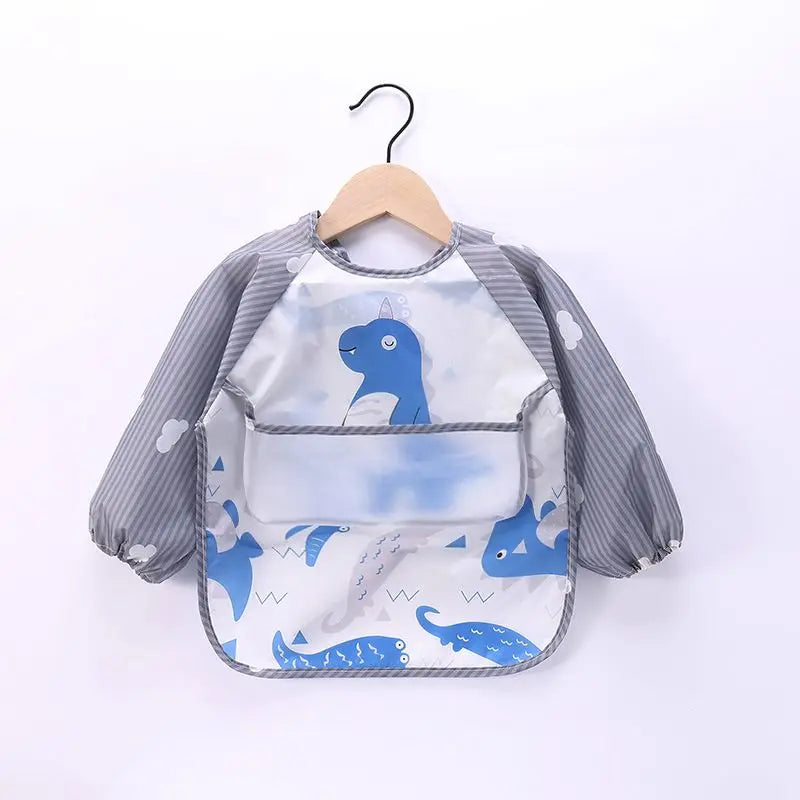 Kids Long Sleeve Feeding Bib