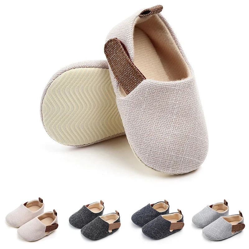 New Cotton Baby Shoes Soft Non-slip Rubber Sole Newborn Toddler Shoes