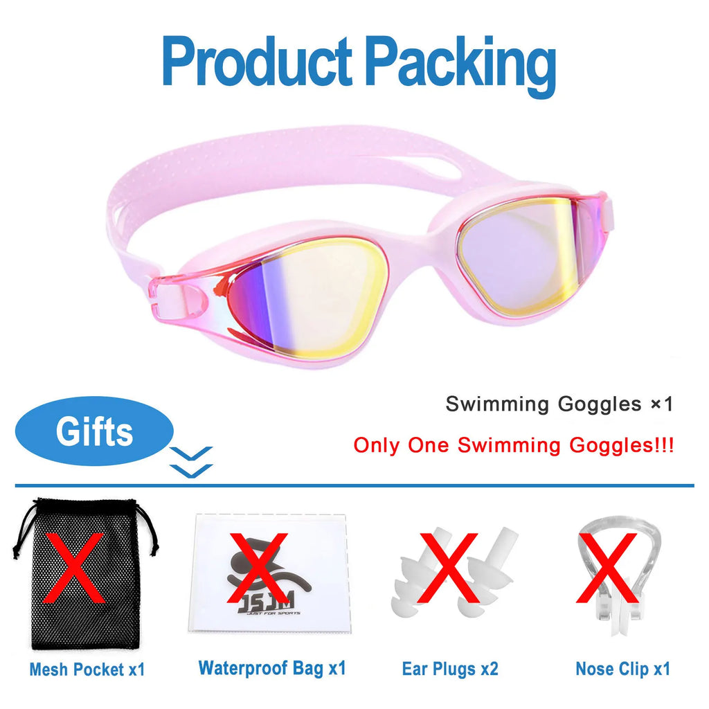 Unisex Swimming Goggles – Anti-Fog Swim Glasses