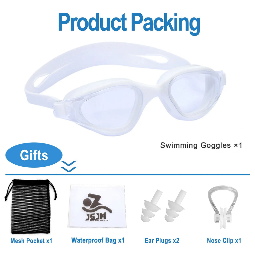 Unisex Swimming Goggles – Anti-Fog Swim Glasses