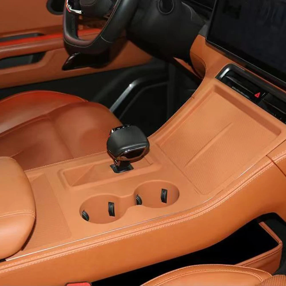 For ROX 01 Wireless Charging Silicone Pad Central Control Water Cup Anti Slip Pad Dustproof And Pad