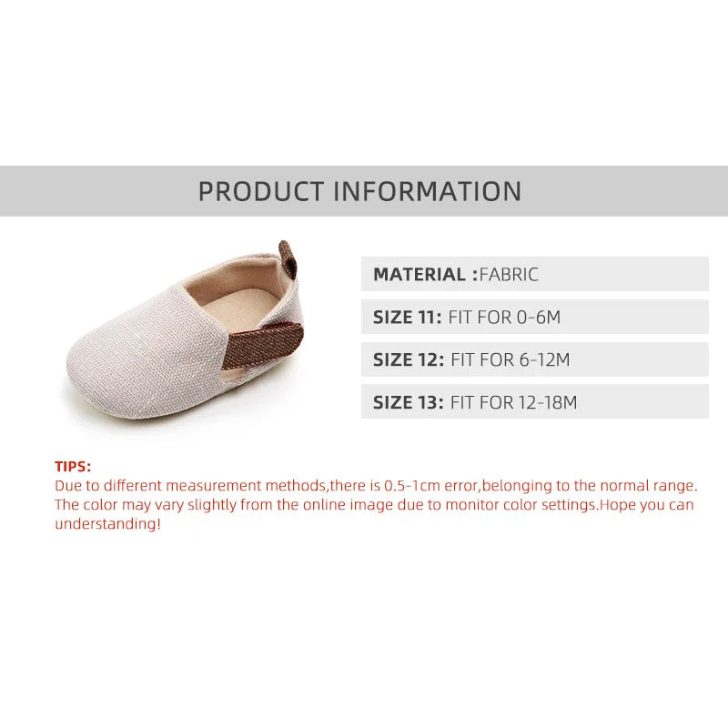 New Cotton Baby Shoes Soft Non-slip Rubber Sole Newborn Toddler Shoes