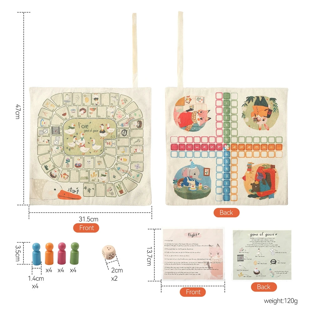Kids Road Map Play Mat – Montessori Educational Toy