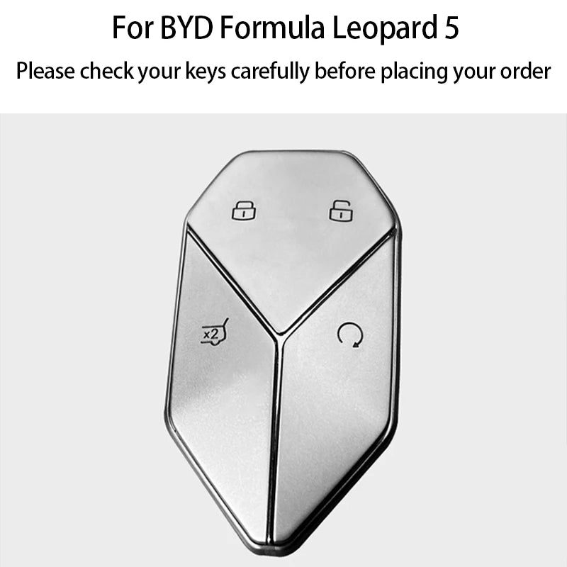 For BYD Formula Leopard 5/8 Key Set Leopard 5/8 Leopard Five Special Purpose Car High-end Keychain Bag Protective Case