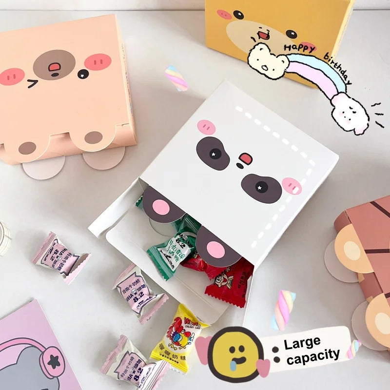 Cartoon Animal Snack & Candy Boxes – 20PCS