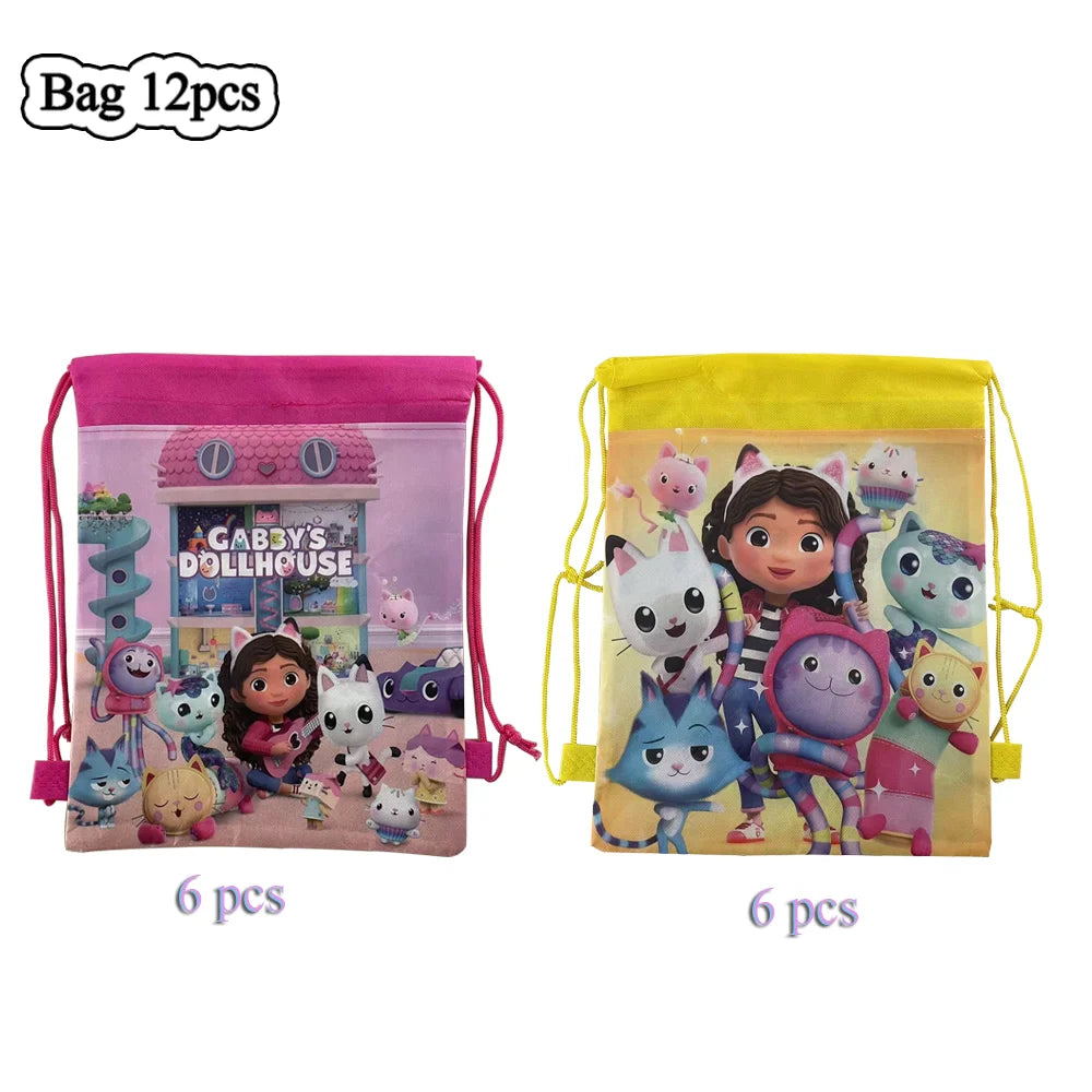 Gabby Doll House Party Tableware Set for Girls