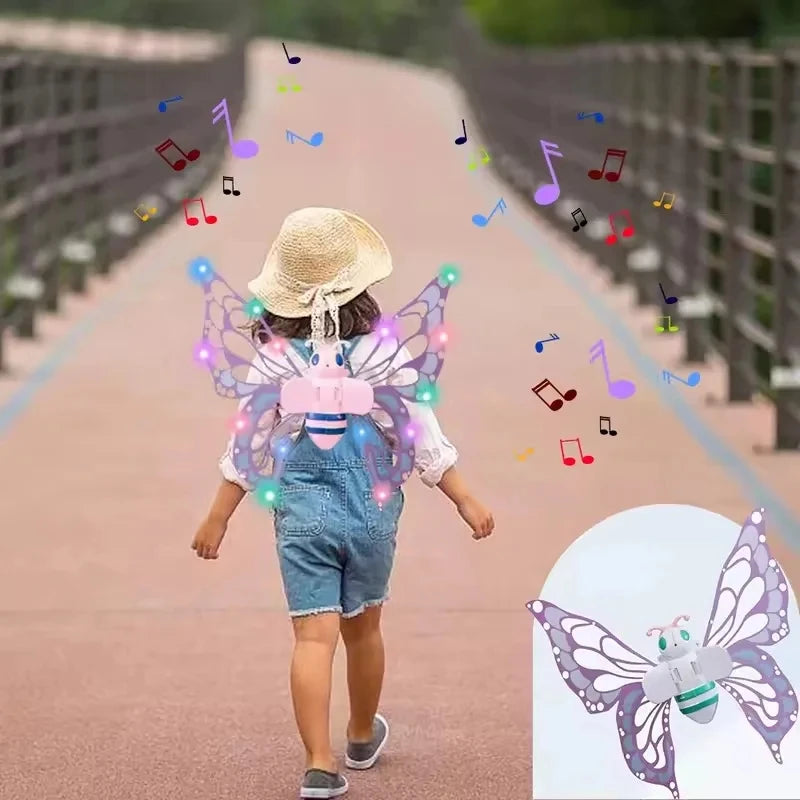 Electric Light-Up Butterfly Fairy Wings for Kids