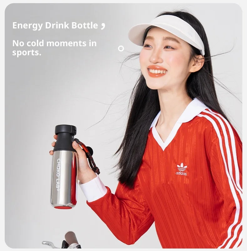 Chakolab 520MLStainless Steel Thermos Cup Large Capacity For Water Milk Coffee Cup Outdoor Camping Water Glasses For Winter