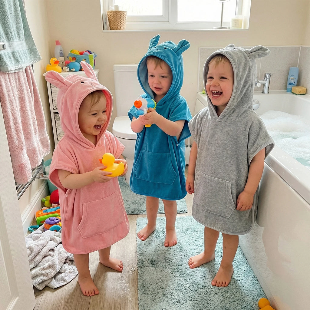Toddler Hooded Beach Towel Cute Bunny Ears