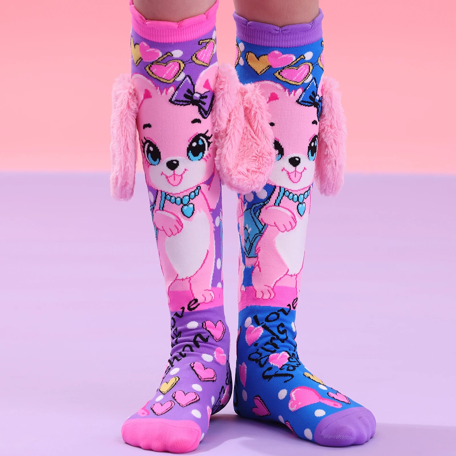 Crazy socks for kids Cute socks girls wacky Funky Stretch Mid to High Novelty Socks