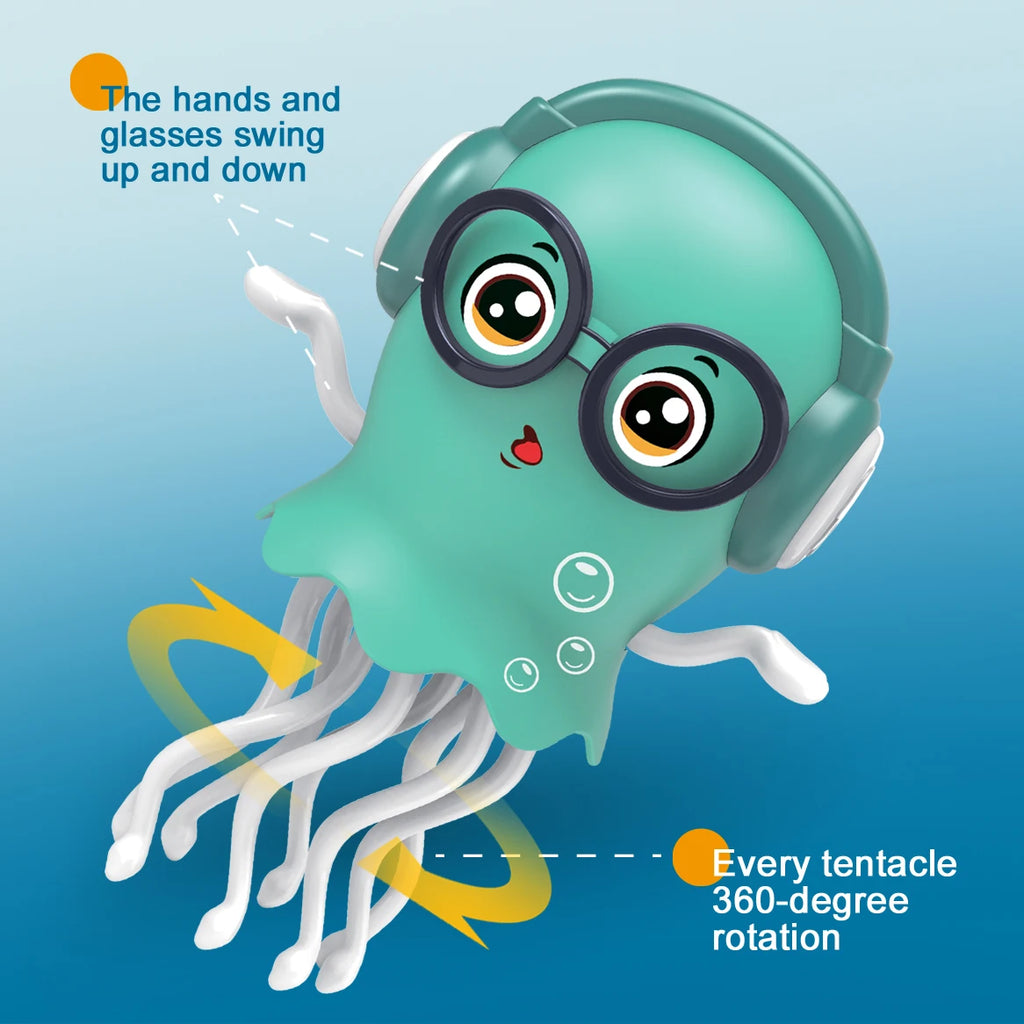 Electric Auto-Avoid Octopus with LED Lights Music