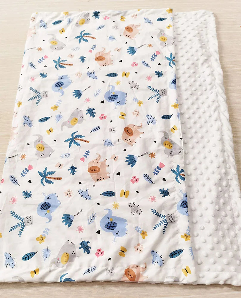 Double Layer Baby Blanket – Soft, Warm & Lightweight