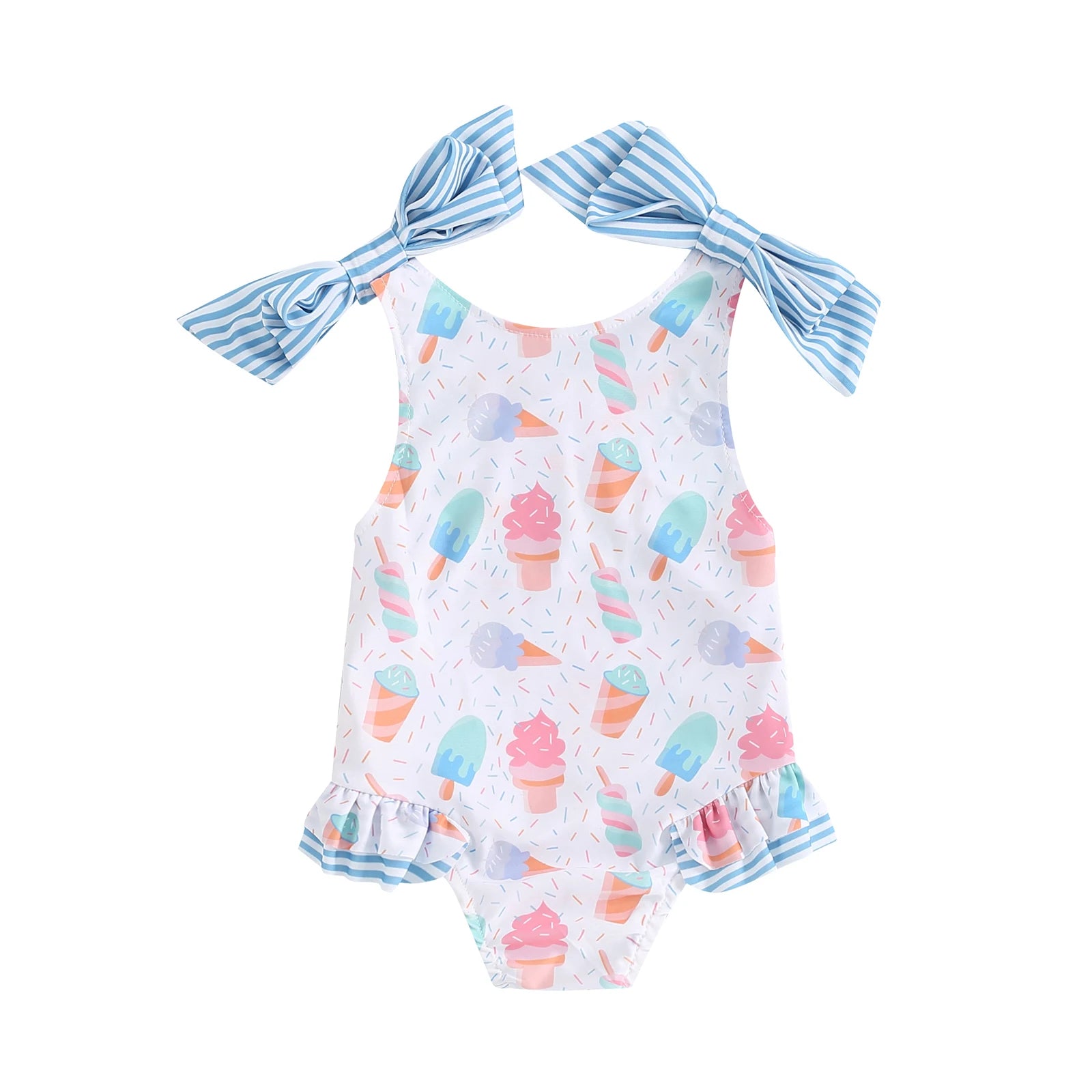 Little Girls Sleeveless bikini beach ,Cute Summer Swimwear