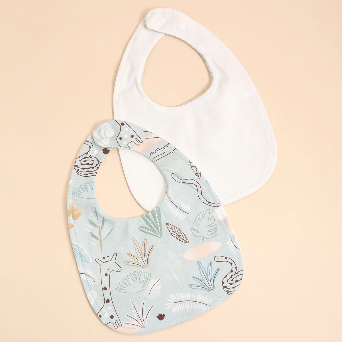 4pcs Cotton Baby Bibs for Boys & Girls