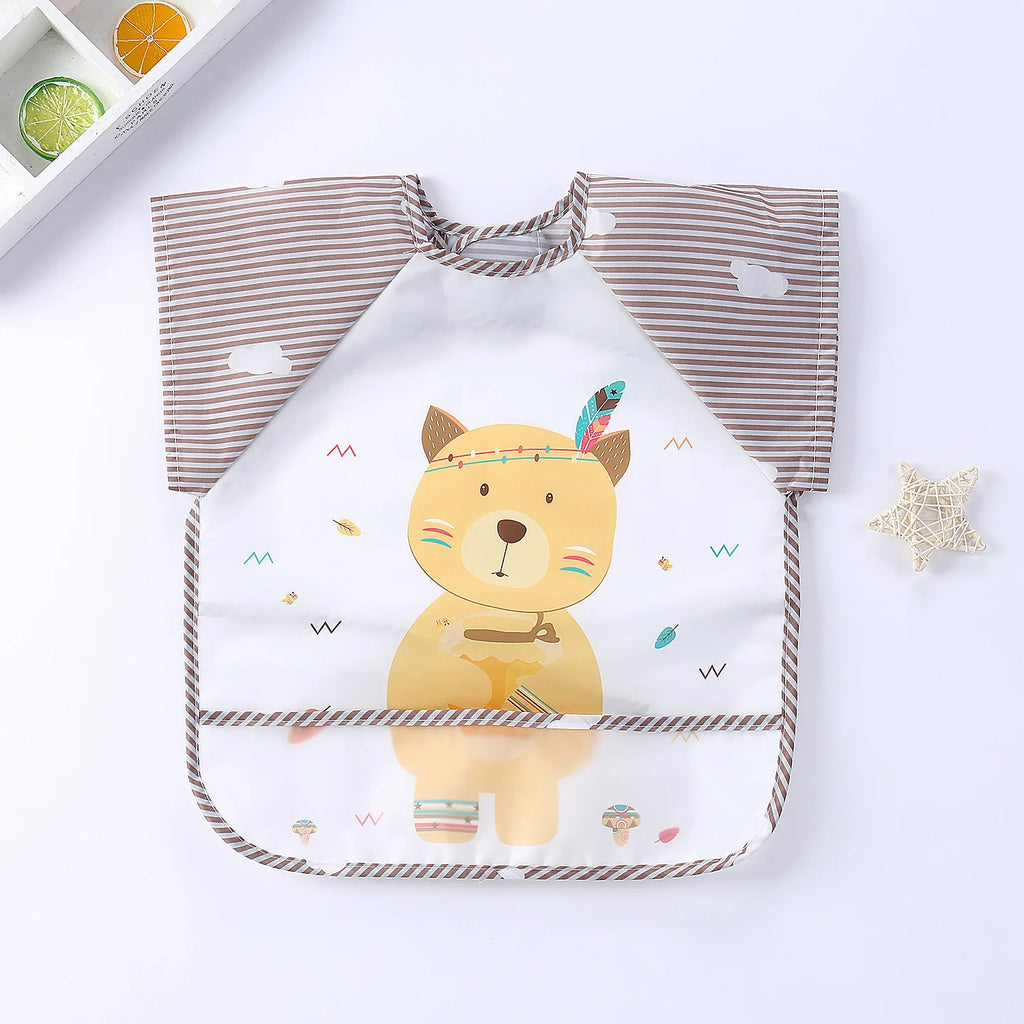 Kids Long Sleeve Feeding Bib