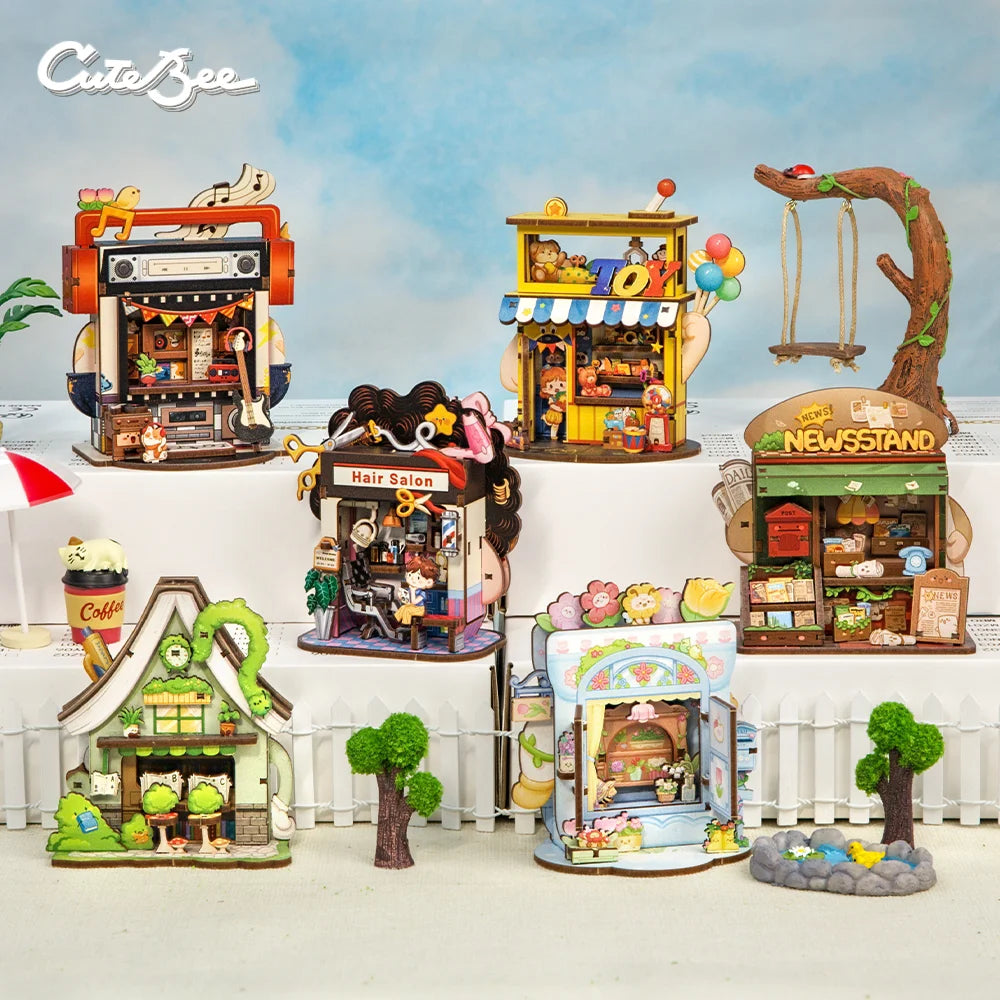 CUTEBEE Mini Store Series DIY Miniature House
