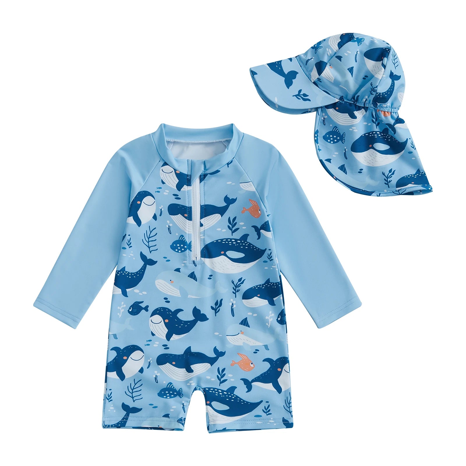 Swimwear’s For Boy with Hat Summer Kids Beachwear