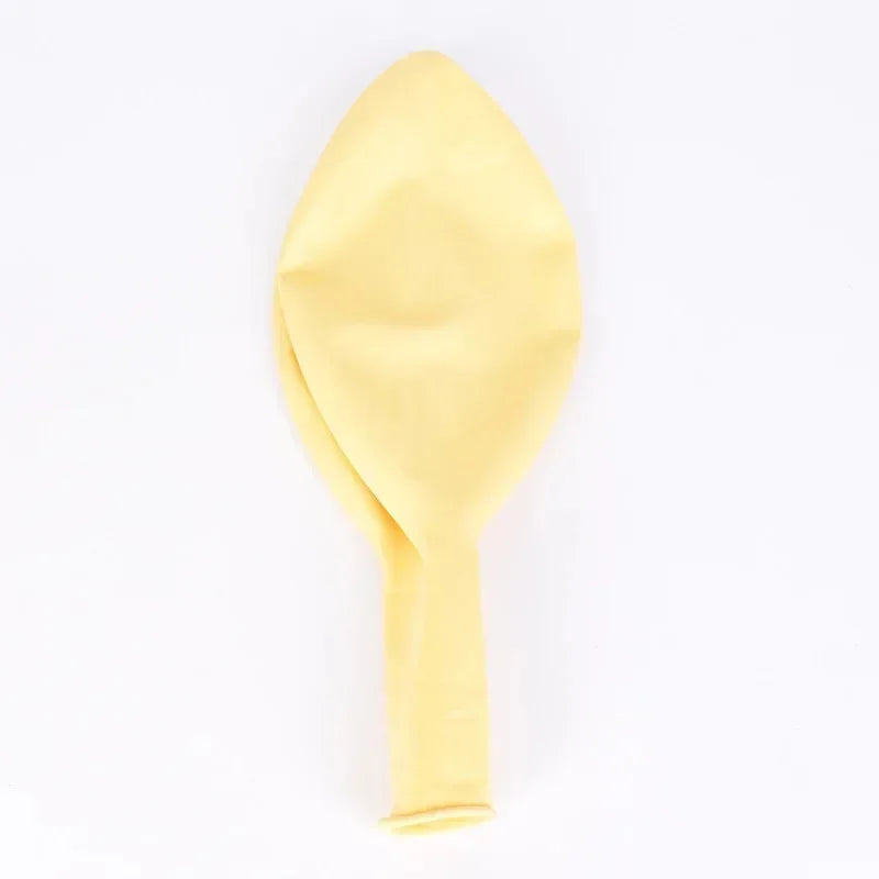 Pastel macaron balloons with paper tassel garland for parties and celebrations.