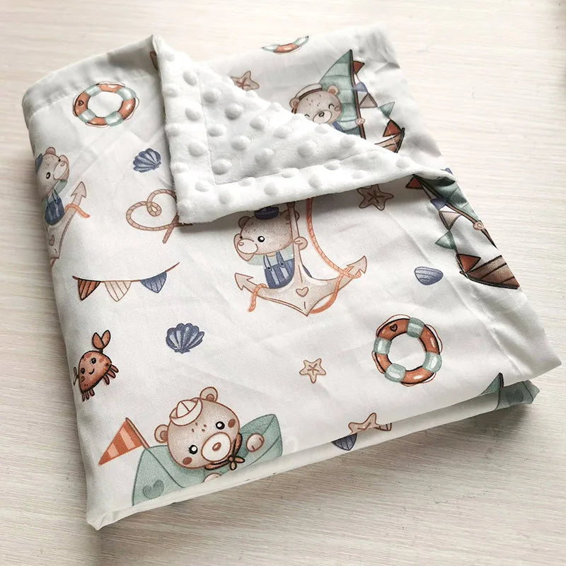 Double Layer Baby Blanket – Soft, Warm & Lightweight