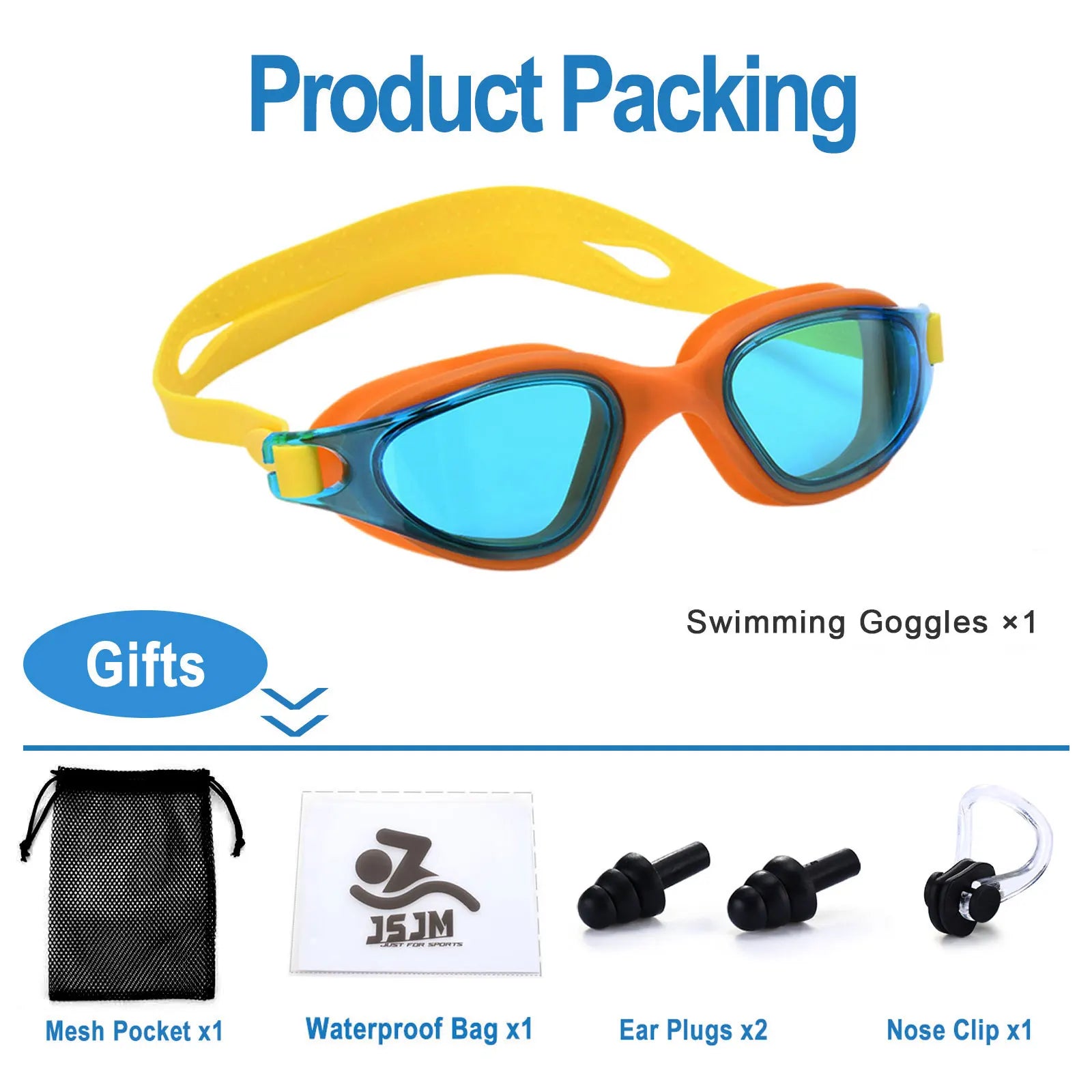 Unisex Swimming Goggles – Anti-Fog Swim Glasses