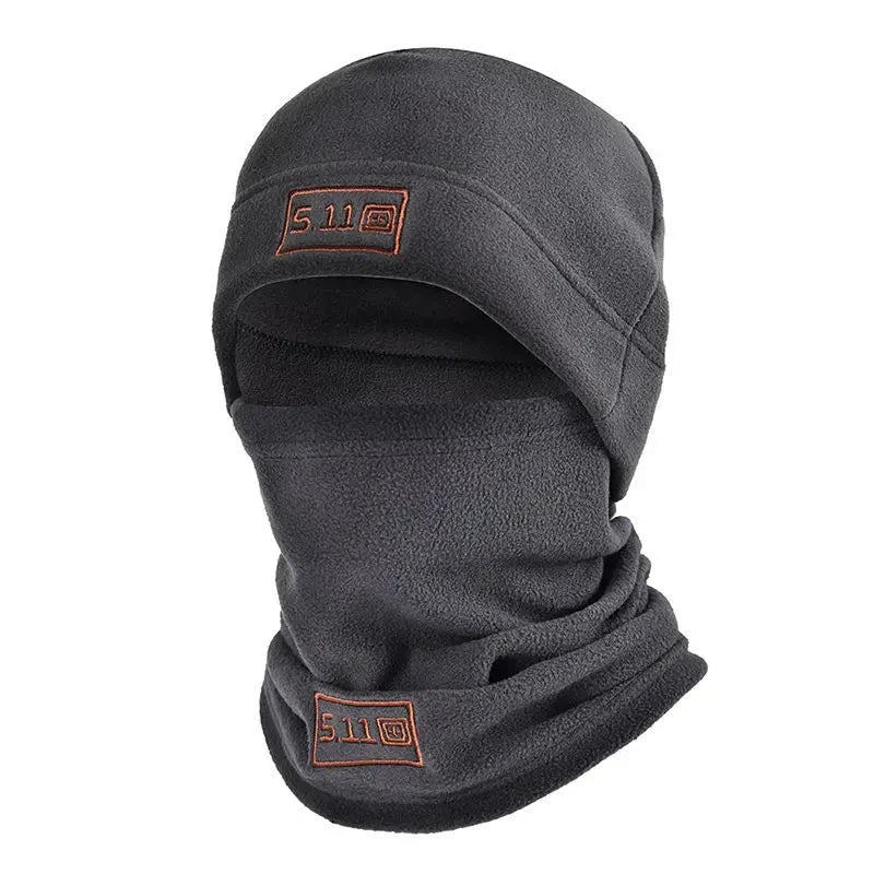 Winter Fleece Hat Scarf Set Thermal , Face Ski Mask, Hat Neck, Warmer Sport Cycling