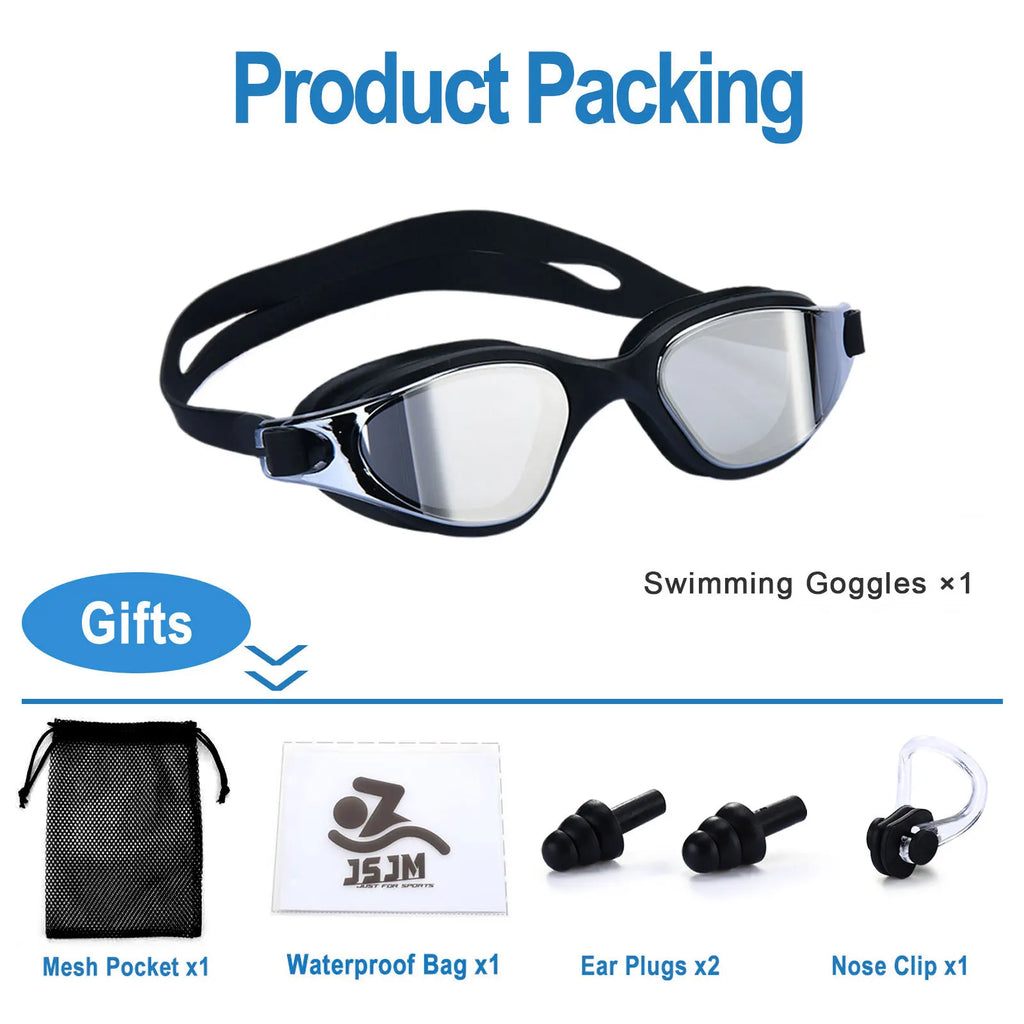 Unisex Swimming Goggles – Anti-Fog Swim Glasses