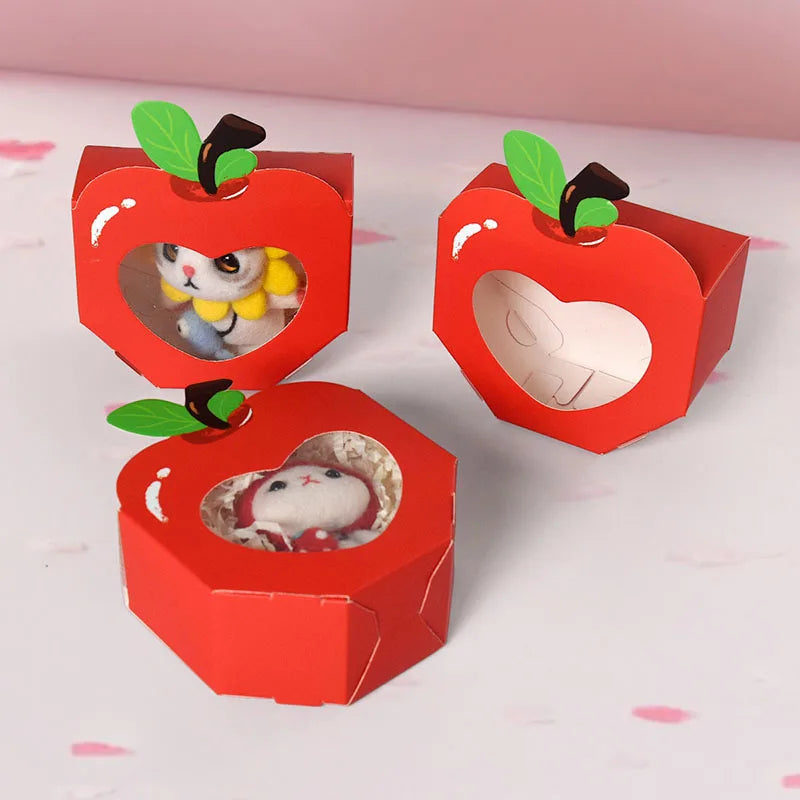 Cute Window Treat Boxes – Fruit & Heart Party Favors (10/20PCS)