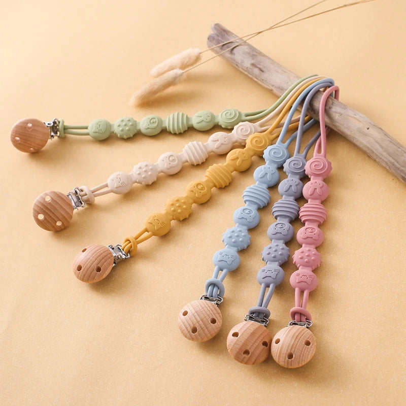 Baby Silicone Pacifier Clip
