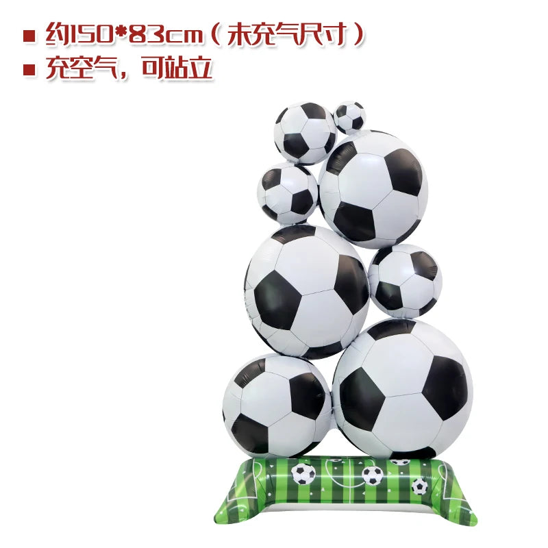 Birthday Party 4D Football Trophy Balloon.