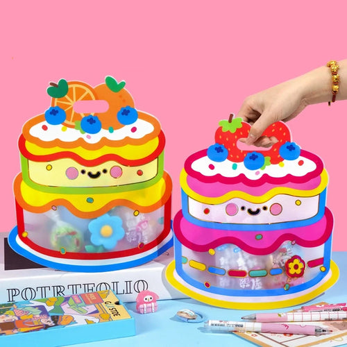 20pcs cute cartoon candy bags with handles – perfect for kids’ snacks, cookies, and birthday party treats.