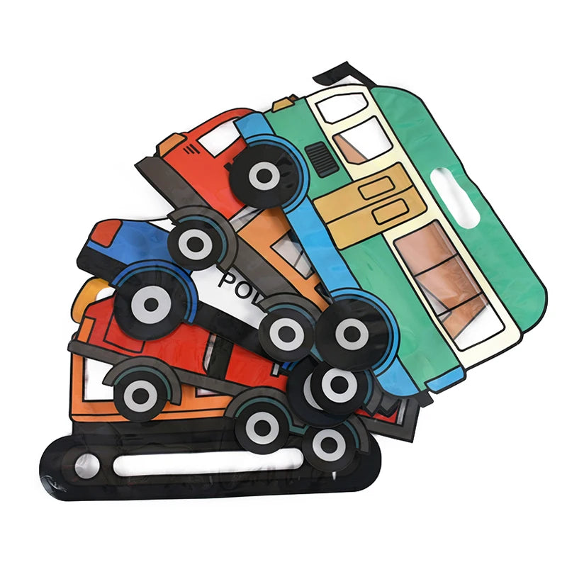 10pcs construction truck candy bags – fun snack bags for kids’ birthday party favors.