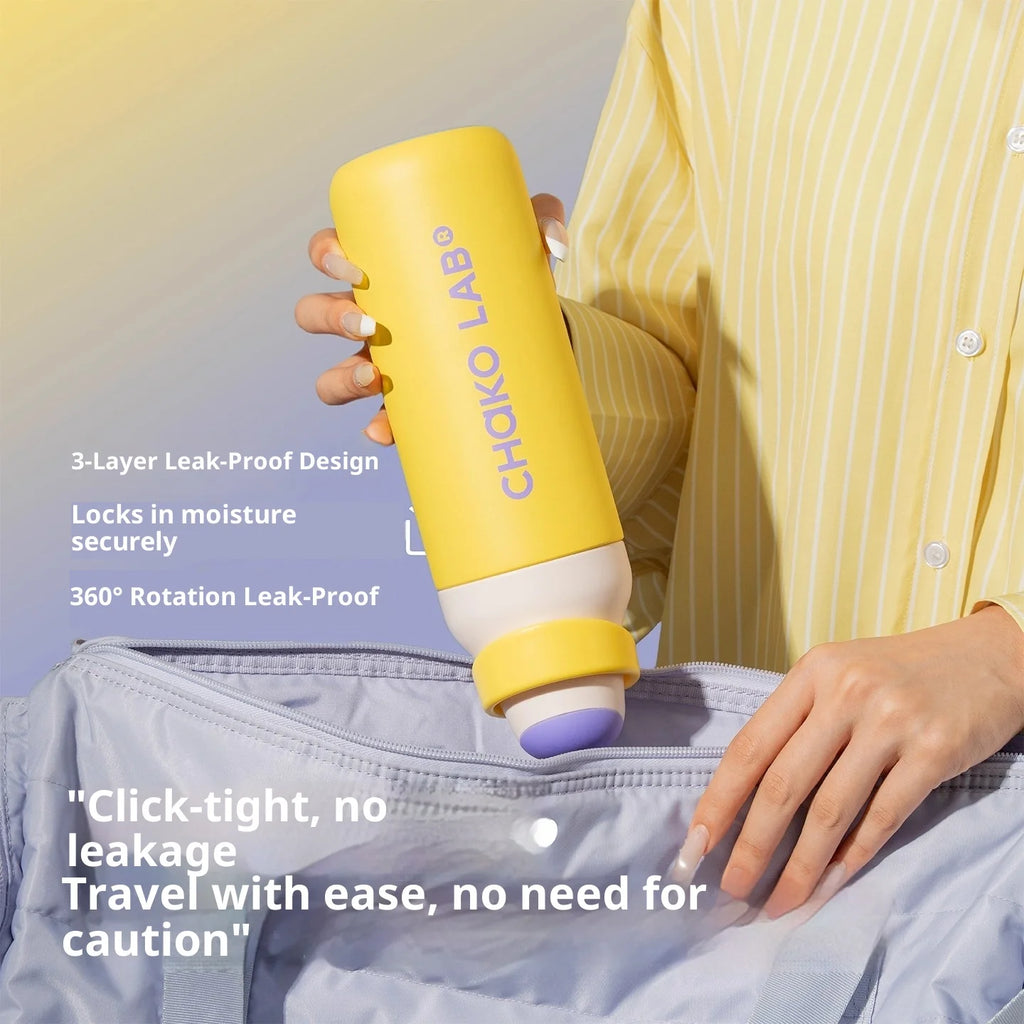 Chakolab 550/700ML Large Capacity Sports Water Cup Portable Insulated Straw Cup Stainless Steel Coffee Water Glass