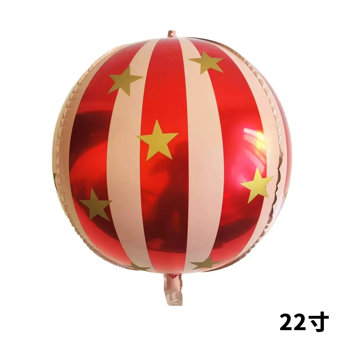 4D Star Aluminum Film Balloon 22 Inch