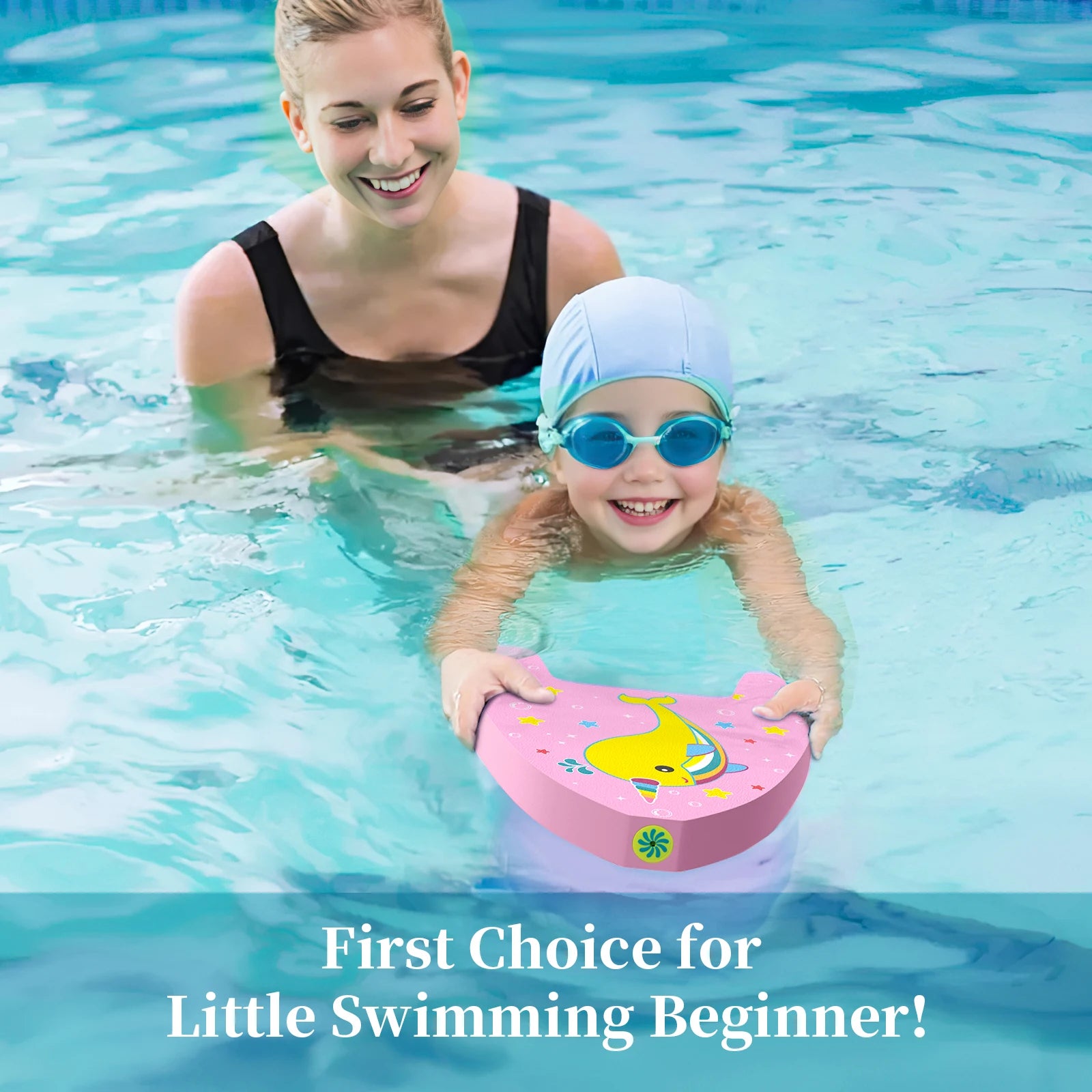 Cute Kids Swim Kickboard with Water Sprayer