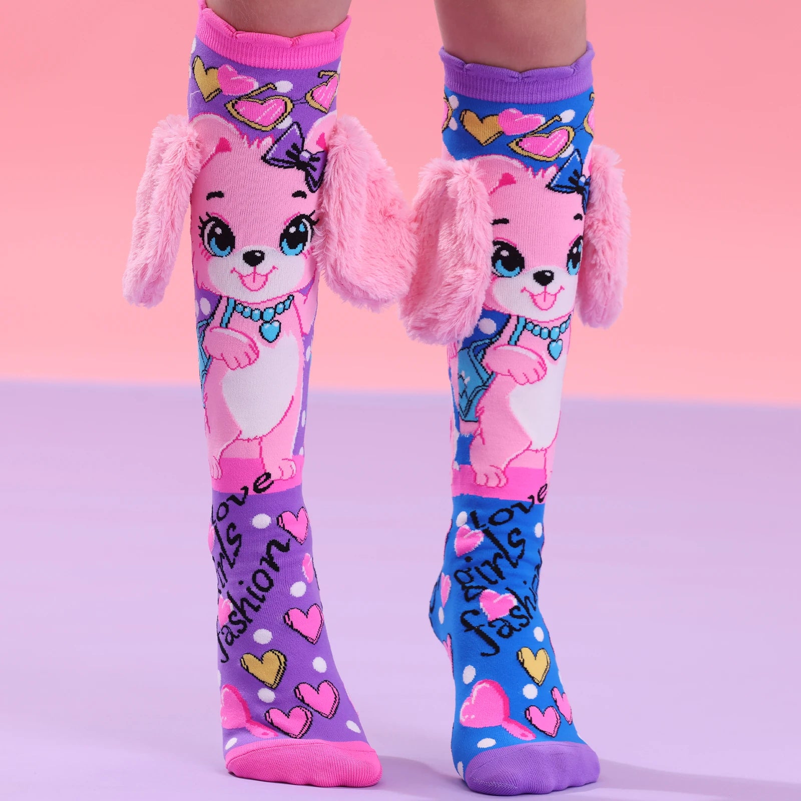 Crazy socks for kids Cute socks girls wacky Funky Stretch Mid to High Novelty Socks